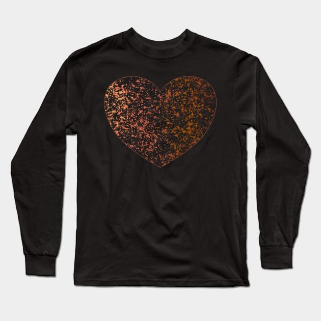 Speckled Love Long Sleeve T-Shirt by Haleys Hand